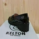 Лоферы Kelton чёрные, лаковая кожа, кожаная подкладка, каблук 6 см, р.37 - изображение 3