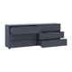 Комод Doros Рон 9 Графіт 6 Ящиків 160х38х62 DRS-011778 (41516176) - зображення 6
