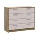 Комод Doros Ронді Дуб Артизан/Кашемір 4 ящики 100х40х82 DRS-011782 (41516187) - зображення 4