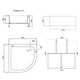 Душевой поддон Lidz KAPIELKA ST80x80x26 с панелью - изображение 2