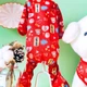 Пижама для котов Pet Style "Lucky" Красная XS - изображение 1