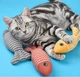 Іграшка для котів Pet Style Рибка з котячою м'ятою 21 х 9 см Жовта - зображення 6
