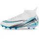 Бутси футбольні з носком SP-Sport Action 2501B розмір 44 White-Light Blue - зображення 2