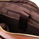 Мужской деловой портфель из натуральной кожи Vintage 23038 Коричневый - изображение 8