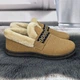 Тапочки-чуни женские закрытые Dago Style бежевые утепленные 37р (23,5 см) 8051 - изображение 3