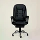Офисное кресло Virgo X6 Black для руководителя с эргономикой и бесшумными резиновыми колесами - изображение 4