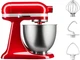 Кухонная машина KitchenAid Artisan MINI 3,3л 5KSM3311XECA с откидным блоком бордо - изображение 1