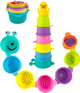 Zabawki do kąpieli LEAN Toys Kubeczki z otworami 21055 (5905991036210) - obraz 3