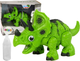 Динозавр LEAN Toys Трицератопс на батарейках Зелений 15165 (5905515355490) - зображення 2