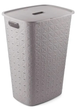 Kosz na bieliznę Curver Softex 56 l Beżowy (3253924848099) - obraz 1