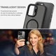 Чохол Wave Premium Matte Insane Guard case with MagSafe (TPU+PC) для Apple iPhone 14 Pro 6.1" Black - изображение 4