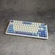Ігрова механічна клавіатура Attack Shark X85 White - Blue з RGB підсвіткою Hot Swap - изображение 1