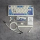 Ігрова механічна клавіатура Attack Shark X85 White - Blue з RGB підсвіткою Hot Swap - изображение 3