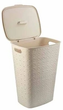 Кошик для білизни Curver Softex 56 л Кремовий (3253924848068) - зображення 2