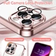 Чохол Wave Premium Metal Shining case with MagSafe (TPU) для Apple iPhone 13 Pro Max 6.7” Pink - изображение 4