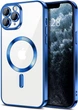 Чохол Wave Premium Metal Shining case with MagSafe (TPU) для Apple iPhone 11 Pro Max 6.5” Midnight Blue - изображение 1