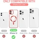 Чохол Wave Premium Metal Shining case with MagSafe (TPU) для Apple iPhone 12 6.1” Red - изображение 7
