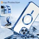 Чохол Wave Premium Metal Shining case with MagSafe (TPU) для Apple iPhone 11 Pro Max 6.5” Midnight Blue - изображение 5
