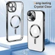 Чохол Wave Premium Metal Shining case with MagSafe (TPU) для Apple iPhone 13 14 6.1” Black - изображение 2