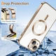 Чохол Wave Premium Metal Shining case with MagSafe (TPU) для Apple iPhone 15 6.1” Desert Titanium - изображение 5