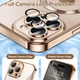 Чехол Wave Premium Metal Shining case with MagSafe (TPU) для Apple iPhone 16 Pro Max 6.9” Desert Titanium - зображення 4