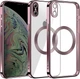 Чохол Wave Premium Metal Shining case with MagSafe (TPU) для Apple iPhone Xs 5.8" Rose Gold - изображение 1