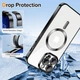 Чехол Wave Premium Metal Shining case with MagSafe (TPU) для Apple iPhone 13 Pro Max 6.7” Black - зображення 5