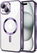 Чохол Wave Premium Metal Shining case with MagSafe (TPU) для Apple iPhone 15 6.1” Deep Purple - изображение 1