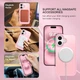 Чохол Wave Premium Matte Insane Guard case with MagSafe (TPU+PC) для Apple iPhone 16 6.1" Pink - изображение 3