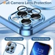 Чохол Wave Premium Metal Shining case with MagSafe (TPU) для Apple iPhone 13 Pro Max 6.7” Light Blue - изображение 4
