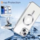 Чохол Wave Premium Metal Shining case with MagSafe (TPU) для Apple iPhone 13 14 6.1” Silver - изображение 5