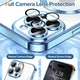 Чохол Wave Premium Metal Shining case with MagSafe (TPU) для Apple iPhone 16 Pro 6.3” Light Blue - изображение 4