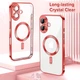 Чохол Wave Premium Metal Shining case with MagSafe (TPU) для Apple iPhone 16 6.1” Red - изображение 2