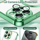 Чохол Wave Premium Metal Shining case with MagSafe (TPU) для Apple iPhone 14 Pro 6.1” Light Green - изображение 4