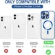 Чохол Wave Premium Metal Shining case with MagSafe (TPU) для Apple iPhone 12 Pro Max 6.7” Midnight Blue - изображение 7