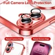 Чохол Wave Premium Metal Shining case with MagSafe (TPU) для Apple iPhone 16 6.1” Red - изображение 4