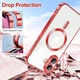 Чохол Wave Premium Metal Shining case with MagSafe (TPU) для Apple iPhone 16 6.1” Red - изображение 5