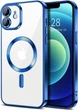 Чохол Wave Premium Metal Shining case with MagSafe (TPU) для Apple iPhone 11 6.1” Midnight Blue - изображение 1