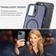 Чохол Wave Premium Matte Insane Guard case with MagSafe (TPU+PC) для Apple iPhone 14 Pro 6.1" Midnight Blue - изображение 4