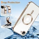 Чохол Wave Premium Metal Shining case with MagSafe (TPU) для Apple iPhone 16e 6.1” Desert Titanium - изображение 5