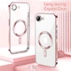 Чохол Wave Premium Metal Shining case with MagSafe (TPU) для Apple iPhone 16e 6.1” Pink - изображение 2
