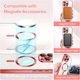 Чохол Wave Premium Metal Shining case with MagSafe (TPU) для Apple iPhone 14 Pro 6.1” Red - изображение 3