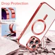 Чохол Wave Premium Metal Shining case with MagSafe (TPU) для Apple iPhone 13 Pro Max 6.7” Red - изображение 5