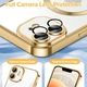 Чохол Wave Premium Metal Shining case with MagSafe (TPU) для Apple iPhone 12 6.1” Gold - изображение 4