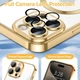 Чохол Wave Premium Metal Shining case with MagSafe (TPU) для Apple iPhone 14 Pro 6.1” Gold - изображение 4