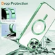 Чохол Wave Premium Metal Shining case with MagSafe (TPU) для Apple iPhone 11 Pro 5.8” Light Green - изображение 5