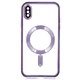 Чохол Wave Premium Metal Shining case with MagSafe (TPU) для Apple iPhone Xs 5.8" Purple - изображение 1