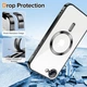 Чохол Wave Premium Metal Shining case with MagSafe (TPU) для Apple iPhone 16e 6.1” Black - изображение 5