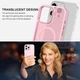 Чохол Wave Premium Matte Insane Guard case with MagSafe (TPU+PC) для Apple iPhone 16 Pro 6.3" Pink - изображение 7
