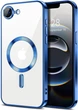 Чохол Wave Premium Metal Shining case with MagSafe (TPU) для Apple iPhone 16e 6.1” Midnight Blue - изображение 1